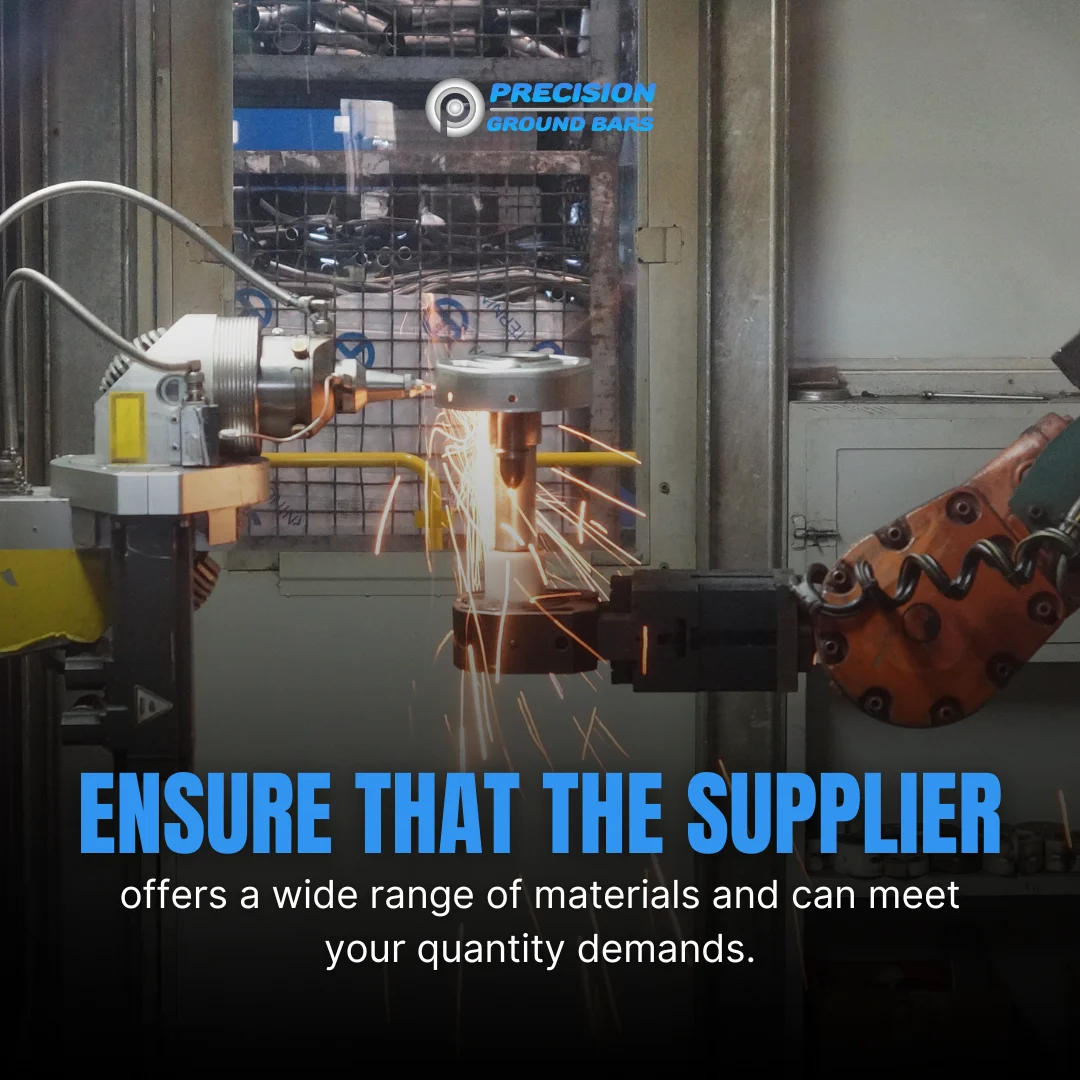 Best Steel Bar Suppliers offers Material Selection and Availability