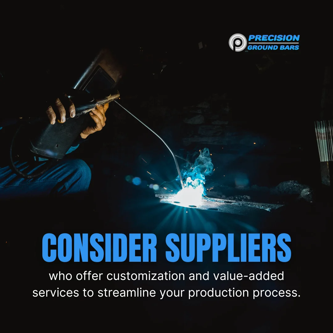 Best Steel Bar Suppliers offers Customization and Value-Added Services