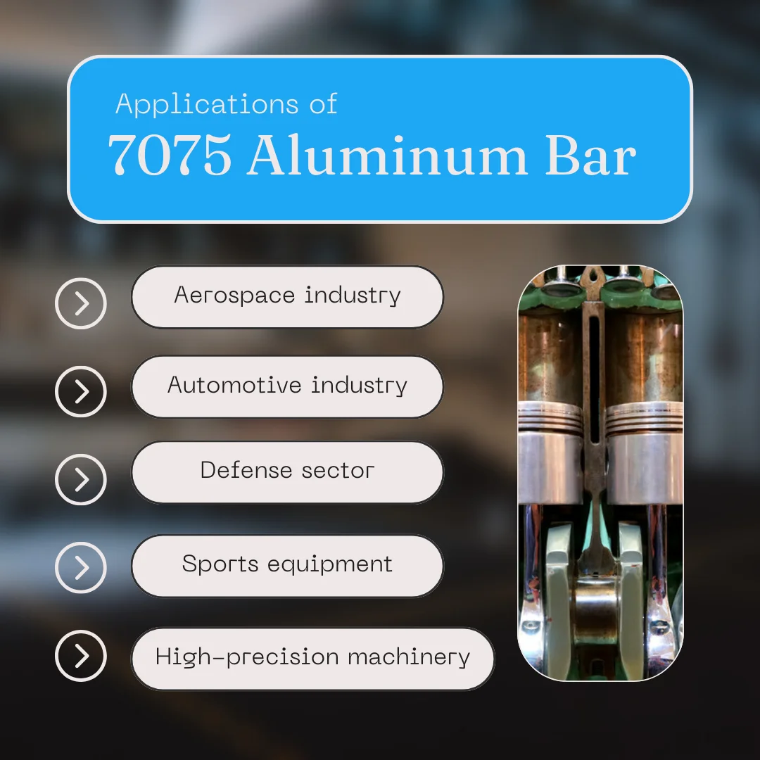 Applications of 7075 Aluminum Bar